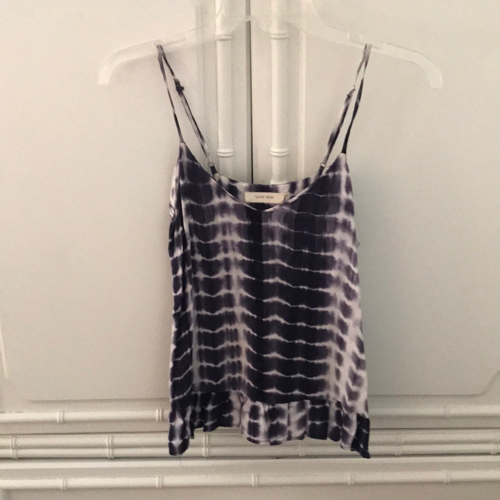 Tie Dye Ruffle Tank